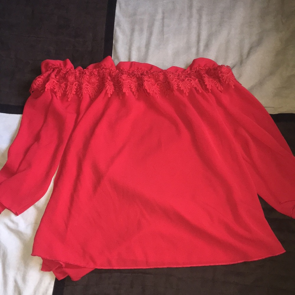 Off the shoulder shirt